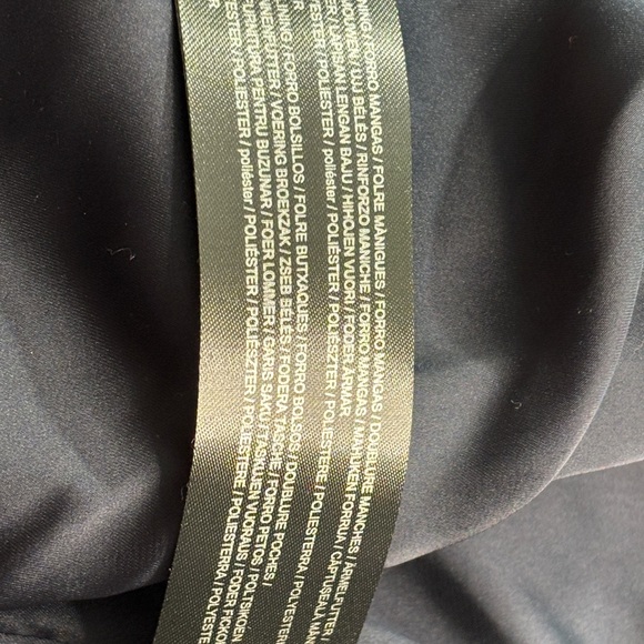 NWT Mango Cropped Tweed Blazer Jacket Navy Blue XS Chic Classic Preppy Parisian - Picture 10 of 14